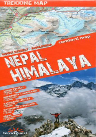 Nepal, Himalaje. Mapa Terraquest 1:100 000 / 1:150 000  - okadka ksiki