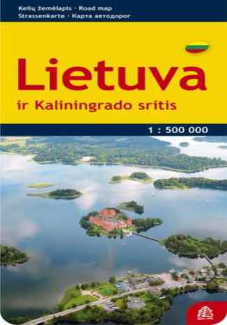 Litwa. Mapa Jana Seta / 1:500 000 Praca zbiorowa - okładka audiobooka MP3