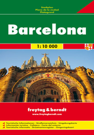 Okładka: Barcelona. Mapa Freytag & Berndt / 1:10 000