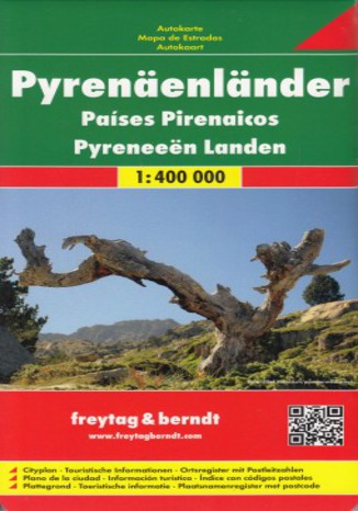 Pireneje. Mapa Freytag & Berndt / 1:400 000   - okładka audiobooka MP3