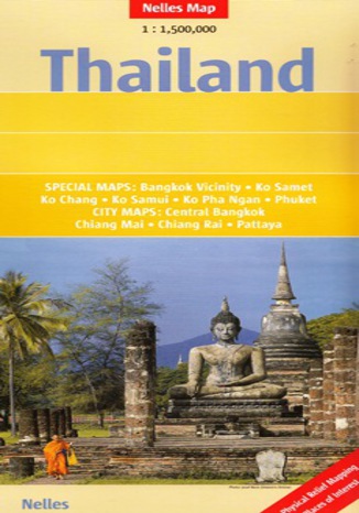 Tajlandia. Mapa Nelles / 1:1 500 000  - okadka audiobooka MP3