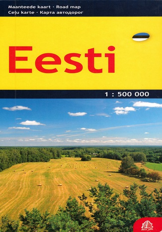Estonia mapa 1:500 000 Jana Seta  - okładka książki