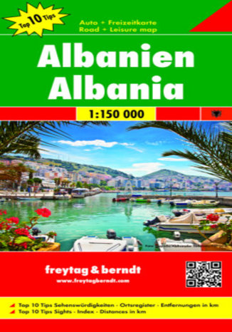 Albanien, 1:150 000  - okładka książki