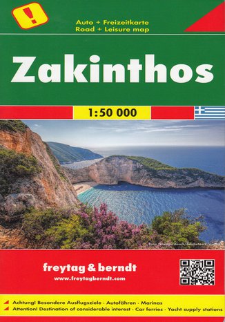 Zakintos, 1:50 000  - okładka książki