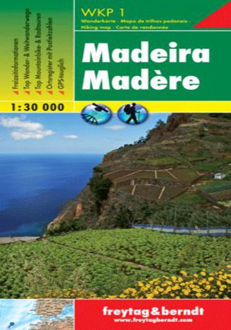 Madera Mapa turystyczna 1:30 000 Freytag & Berndt Praca zbiorowa - okładka audiobooka MP3