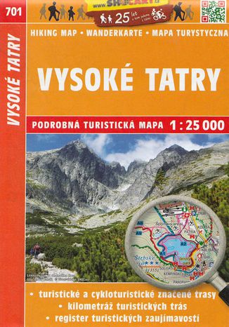 Vysoke Tatry, 1:25 000  - okładka książki