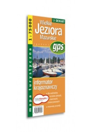 Wielkie Jeziora Mazurskie. Mapa turystyczna  - okadka audiobooks CD
