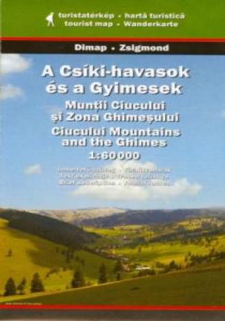 Okładka: Góry Ciuk. Mapa turystyczna