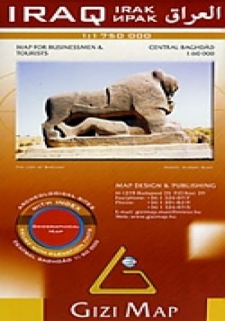 Okładka: Irak. Mapa