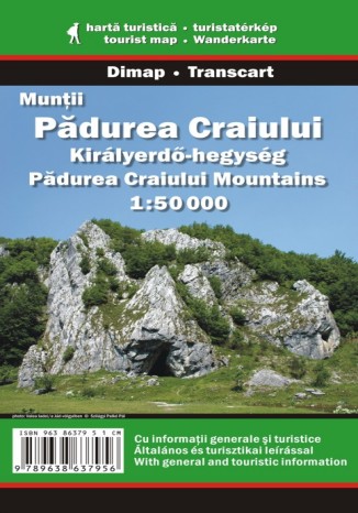 Okładka: Góry Padurea Craiului. Mapa turystyczna