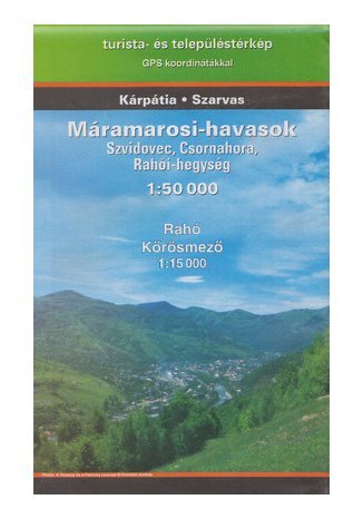 Karpaty Wschodnie (widowiec, Czarnohora, Gry Rachowskie). Mapa turystyczna Szarvas  - okadka audiobooks CD