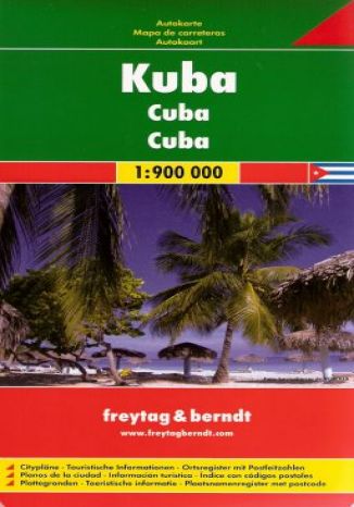 Kuba. Mapa samochodowa Praca zbiorowa - okładka audiobooks CD