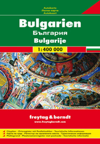 Okładka: Bułgaria. Mapa samochodowa