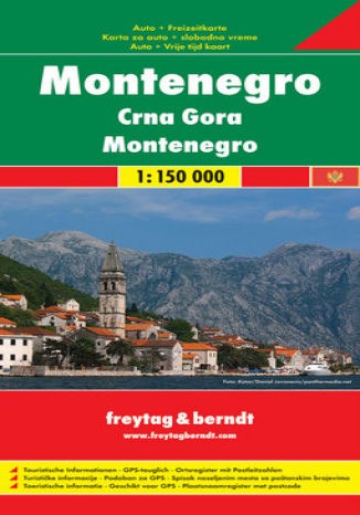 Czarnogóra. Mapa samochodowa  - okładka audiobooka MP3