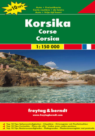 Okładka: Korsyka. Mapa samochodowa
