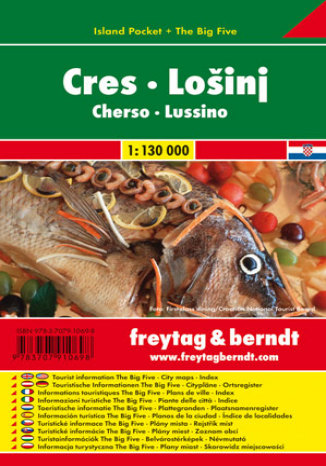 Okładka: Cres Lošinj. Mapa samochodowa