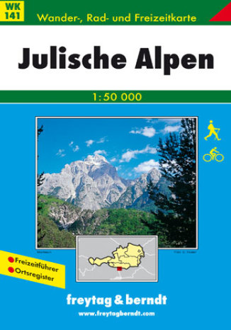 Okładka: Alpy Julijskie. Mapa turystyczna