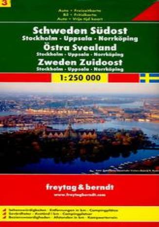 Szwecja Południowo-Wschodnia. Mapa samochodowa  - okładka audiobooks CD