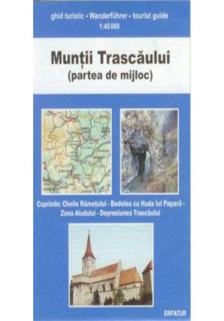 Okładka: Góry Trascaului (część środkowa). Mapa