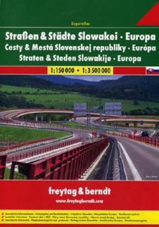 Drogi i miasta Słowacji. Atlas  - okładka książki