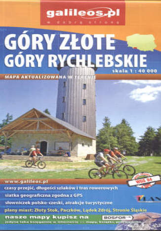 Okładka: Góry Złote. Góry Rychlebskie. Mapa [Galileos\