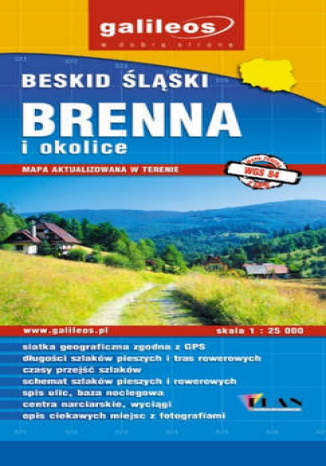 Okładka: Brenna i okolice. Mapa [Galileos\