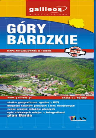 Okładka: Góry Bardzkie. Mapa [Galileos\