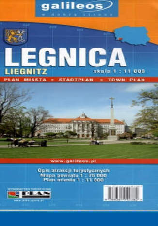 Legnica. Plan miasta [Galileos] Praca zbiorowa - okładka książki