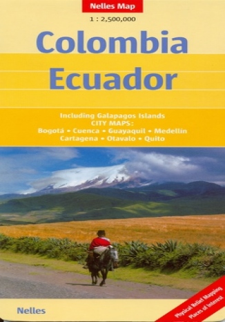 Kolumbia, Ekwador. Mapa  - okadka audiobooka MP3