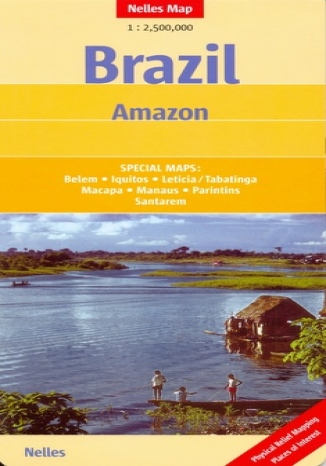 Okładka: Brazylia. Amazonka. Mapa