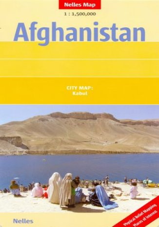 Afganistan. Mapa  - okadka ksiki