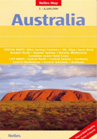 Australia. Mapa  - okadka audiobooka MP3