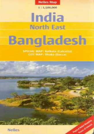 Indie Pnocno-Wschodnie. Bangladesz. Mapa  - okadka audiobooks CD