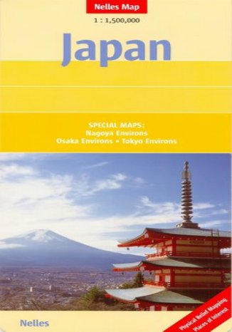 Okładka: Japonia. Mapa