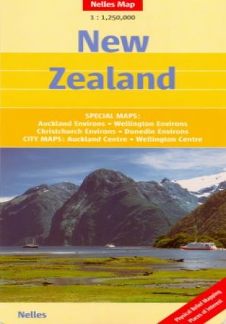 Nowa Zelandia. Mapa  - okadka audiobooks CD