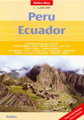 Okładka: Peru. Ekwador. Mapa