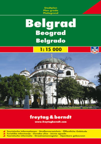 Okładka: Belgrad. Mapa
