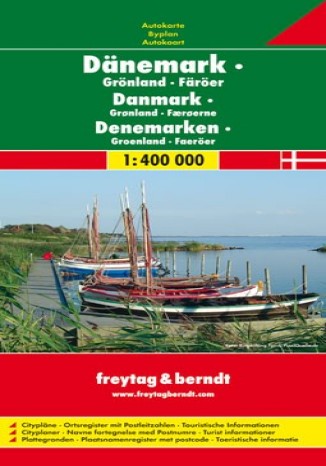 Dania Grenlandia. Mapa 1:400 000  - okładka książki