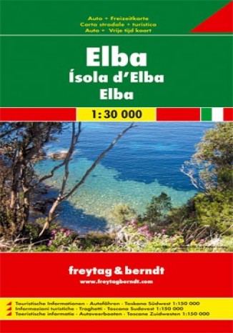 Elba Toskania południowa. Mapa 1:30 000 / 1:150 000  - okładka audiobooks CD