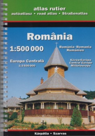 Okładka: Rumunia. Atlas turystyczny
