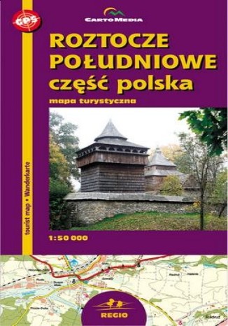 Okładka: Roztocze Południowe. Mapa turystyczna