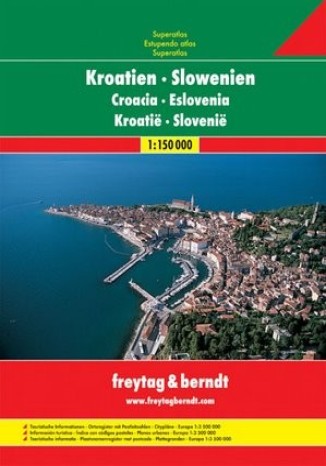 Chorwacja Słowenia. Atlas Freytag & Berndt 1:150 000   - okładka audiobooka MP3