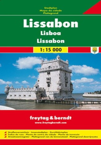 Lizbona. Mapa Freytag & Berndt 1:15 000  - okładka audiobooka MP3