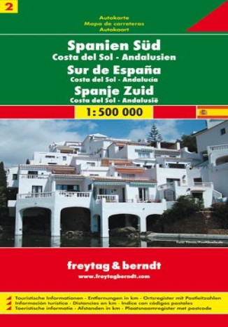 Hiszpania (cz.2). Mapa Freytag & Berndt 1:500 000  - okładka książki