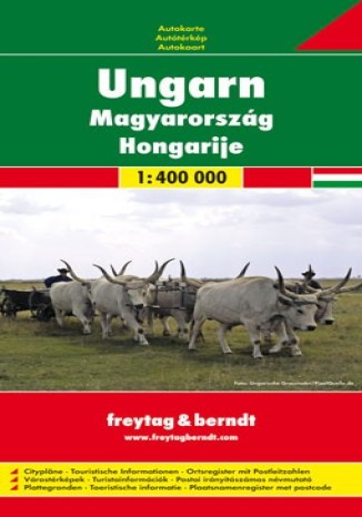 Węgry. Mapa Freytag & Berndt 1:400 000   - okładka audiobooks CD
