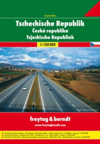 Okładka: Czechy. Atlas Freytag & Berndt 1:150 000