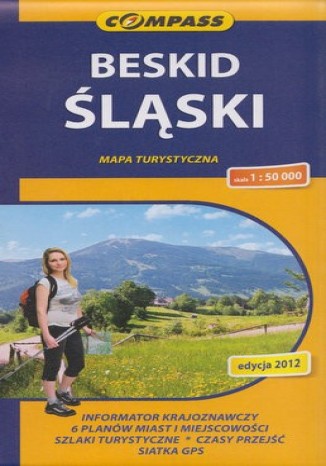Okładka: Beskid Śląski. Mapa Compass 1:50 000