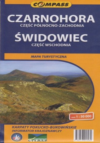 Czarnohora i Świdowiec . Mapa Compass 1:50 000  - okładka książki