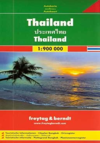 Tajlandia. Mapa Freytag & Berndt 1:900 000   - okładka audiobooka MP3