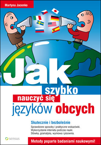 Jak szybko nauczyć się języków obcych Martyna Jacenko - okładka książki